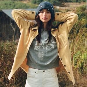 Oneill zuma superfleece jacket shacket yellow small